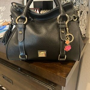 Dooney & Bourke Black Pebble Satchel